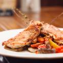 Blancs de poulet aux épices et semoule complète