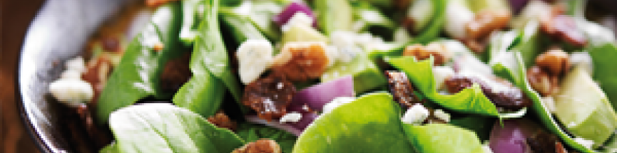 Salade épinards pignons