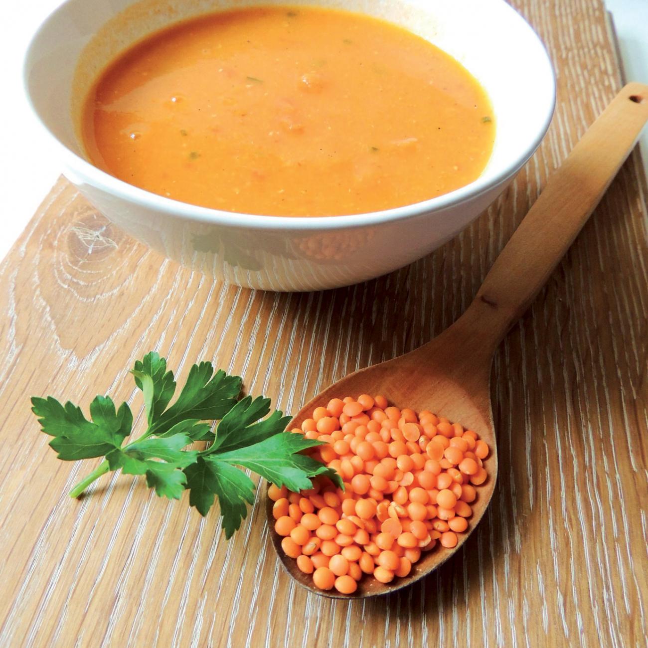 Soupe de lentilles corail et coco | Penser Santé