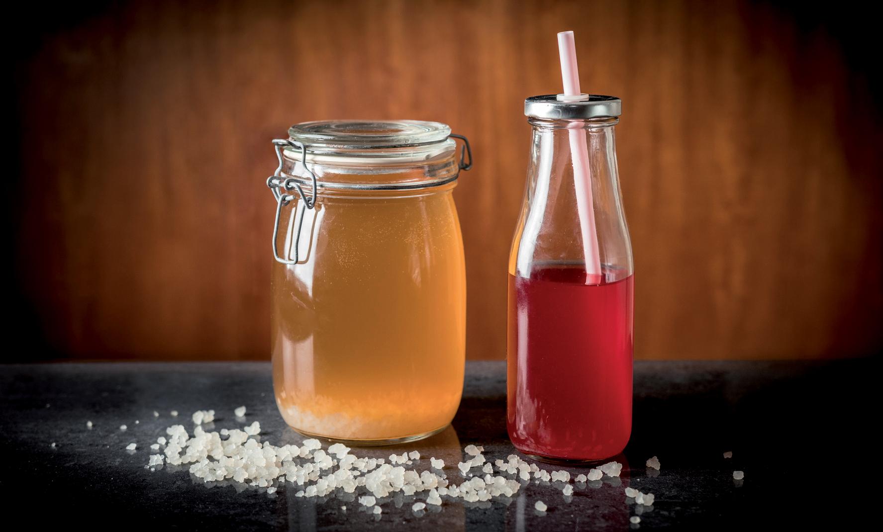 Kéfir de fruits au thé Penser