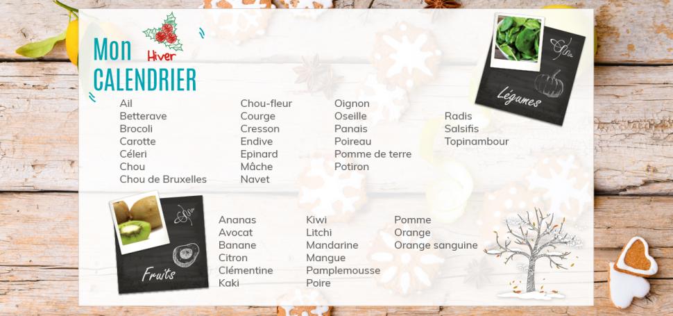 Calendrier hiver