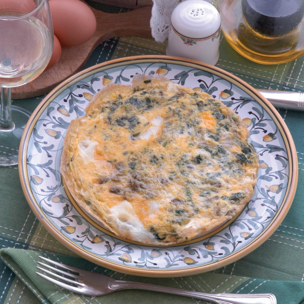 Omelette à l’ail des ours