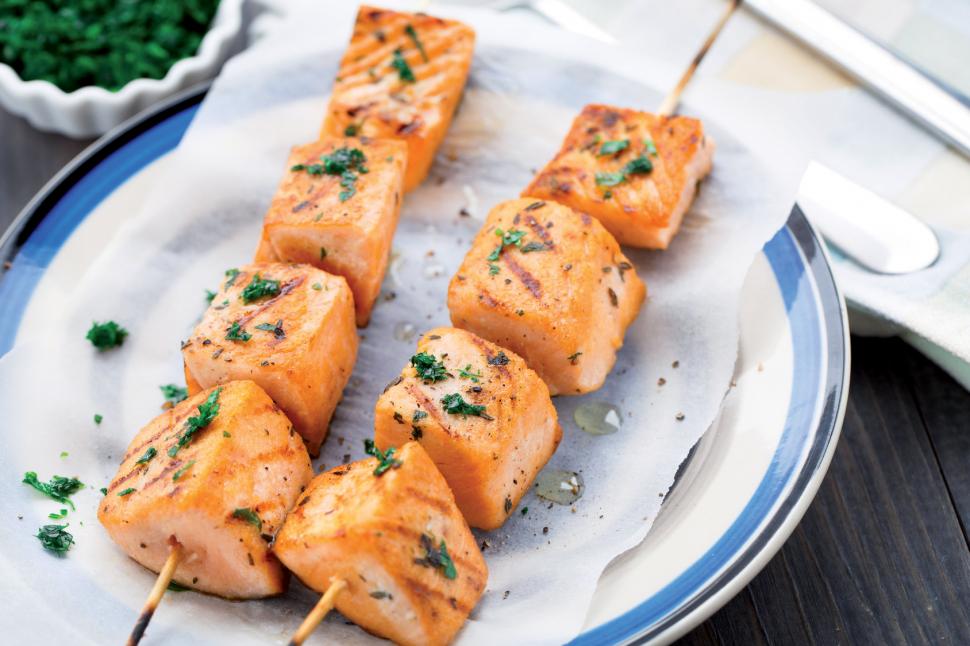 Brochettes de poisson