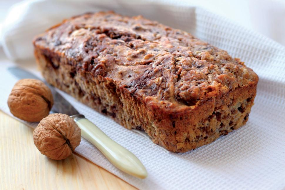 Gâteau aux noix et aux figues séchées