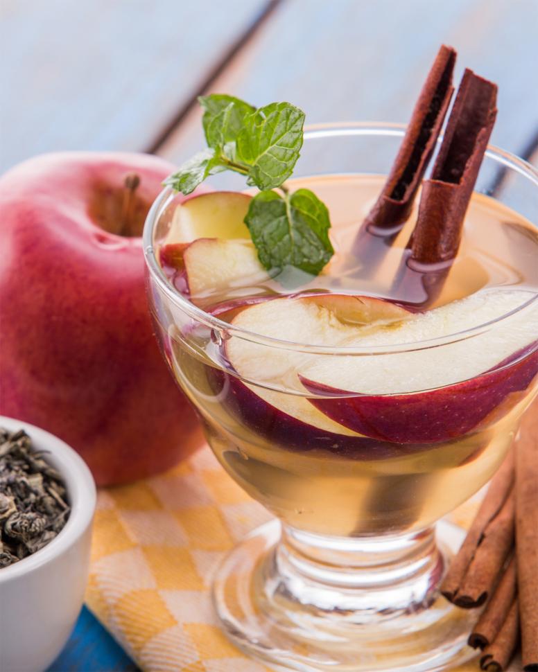 Infusion glacée pomme - cannelle - orange
