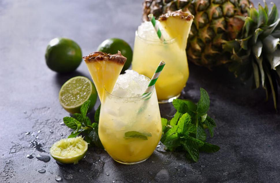 Mocktail ananas - citron - gingembre