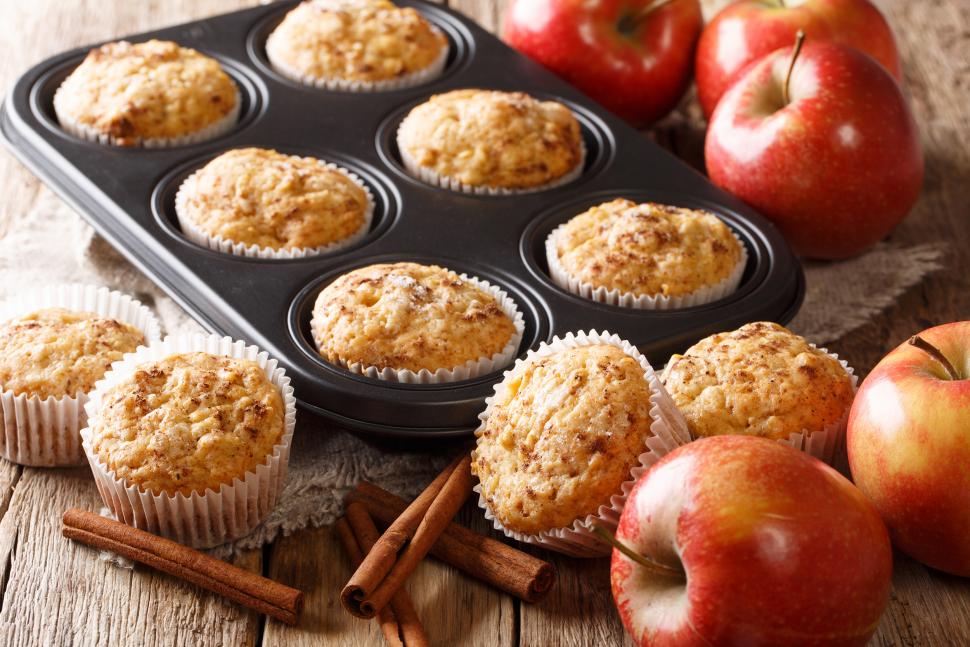 Muffin au son et à la pomme