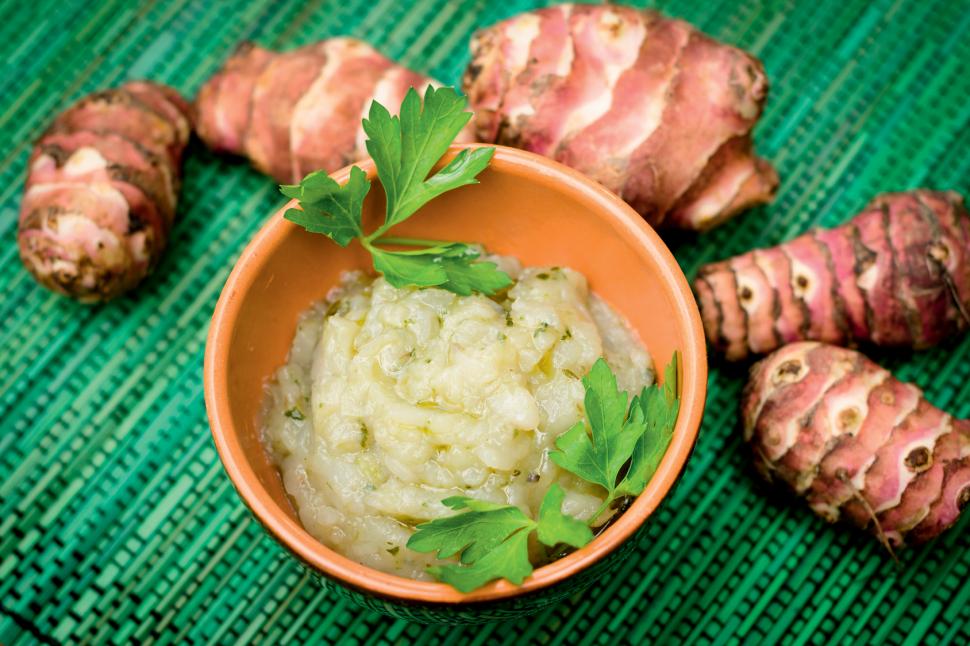 Purée de topinambours parmentière