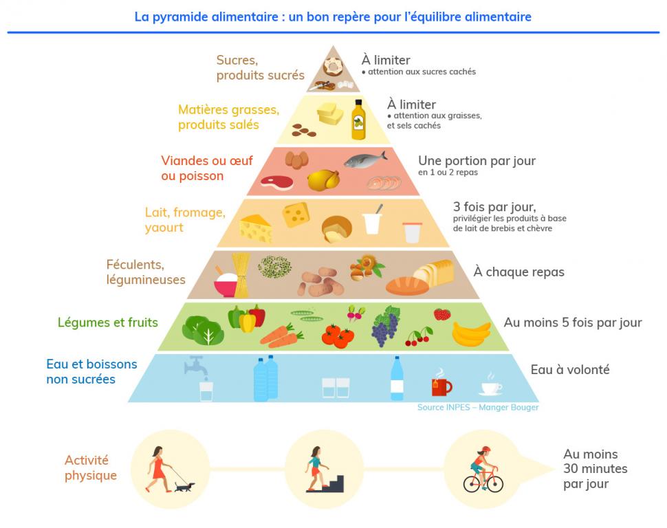 La pyramide alimentaire : un équilibre parfait