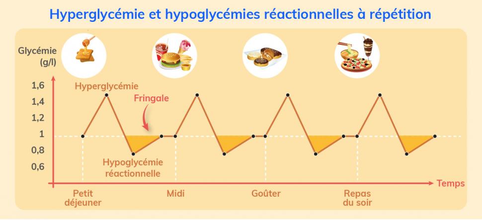 Alt : Explication de l’apparition d’hypoglycémies réactionnelles répétées